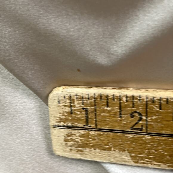 David's Bridal Champagne Beige Wedding Gown Size 18 Altered - Picture 7 of 14